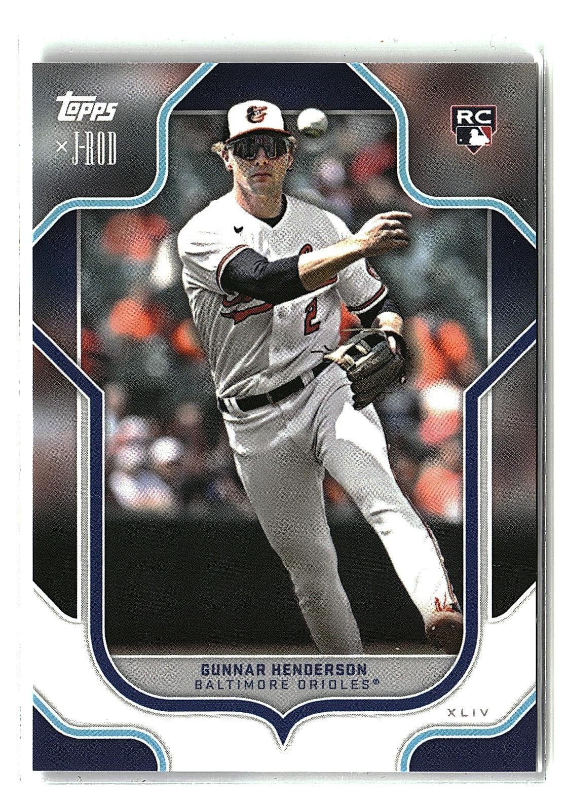 2023 Topps x J-Rod The Show Out Collection #38 Gunnar Henderson Rookie