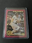 2024 Topps Chrome - Jackson Merrill #207 Magenta Speckle Refractor /350 (RC)
