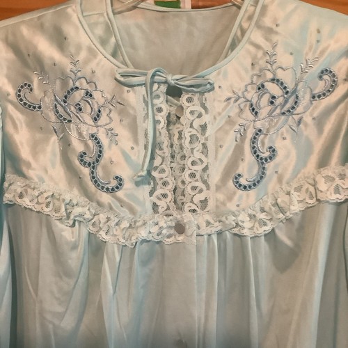 Vintage Größe S Dessous 3 Roben mit passenden Nachthemden Nylon Spitze Sets LS - Bild 8 von 21
