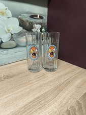 Paulaner Braü München Salvator Bier alte 0,5L Glaskrüge Biergläser Vintage