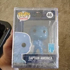 Funko Pop! Captain America #46 Vinyl Figure Marvel Infinity Saga Art Pop Protect