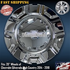 Center Cap Fits 2014-2018 Chevrolet Silverado High Country 5653 20 Wheel Center Cap Fits 2014-2018 Chevrolet Silverado High Country 5653 20 Wheel