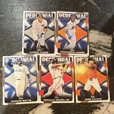 Topps Perennial All-Stars Baseball Card Lot - Judge, Lindor, Betts, Acuña, Altu…