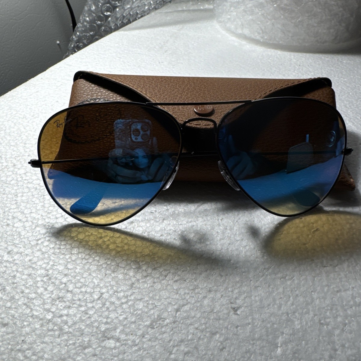 Ray-Ban Aviator Sunglasses RB 3025 Aviator Large Metal 019/22