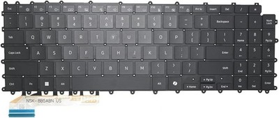 New US Backlit Keyboard For Samsumg Galaxy Book2 Pro 360 NP950QED 15.6'' Laptop