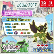 ✨6IV SHINY Kleavor + EVS 🚀 POKEMON LEGENDS ZA ✨Online delivery⚡ALPHA