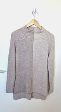 Aleger plated Funnel Neck Sweater in Wheat GC size XS