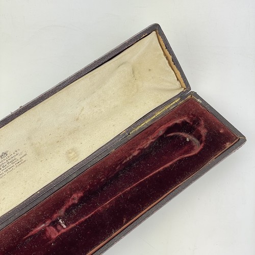 Antique Cased Solid Silver Gilt Fish Server Horse Rider 25.5cm 1850 Garrard & Co - Picture 17 of 21