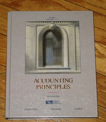 Accounting Principles (Volume I (chapters 1-14))