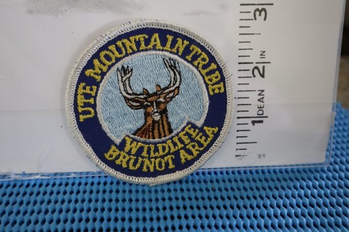 tribal indian police patch UTE MOUTAIN TRIBE WILDLIFE POLICE COLORADO BRUNOT