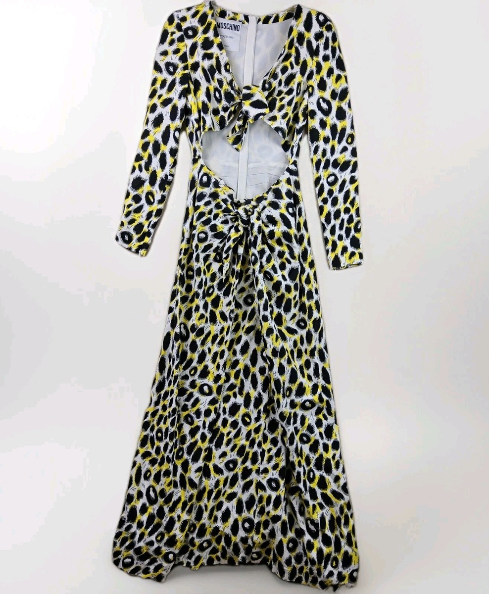 Moschino Couture Milano Long Sleeve Tie Front Open Midriff Dress Size 6 | eBay Moschino Couture Milano Long Sleeve Tie Front Open Midriff Dress Size 6 | eBay