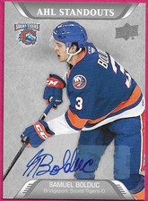 2020-21 Upper Deck AHL Hockey SAMUEL BOLDUC #222 Standouts Autograph SP