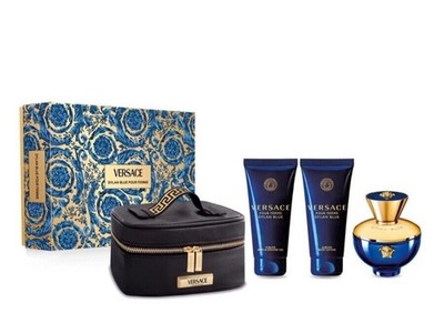 Versace Pour Femme Dylan Blue by Versace Gift Set for Women 4 Piece Gift Set NEW