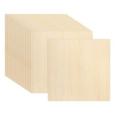 18Pcs Basswood Sheets 12 x 12 x 1/16 Inch for Painting, Aircraft Model