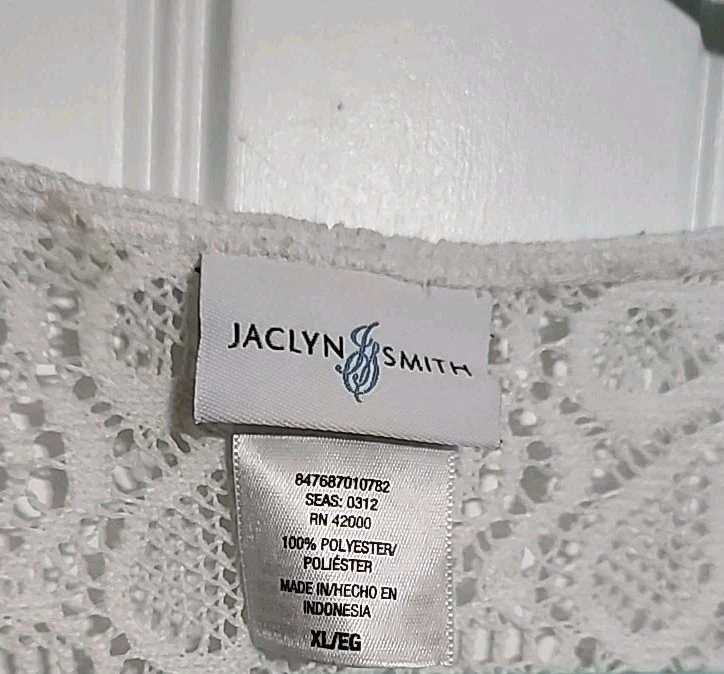 Funda de traje de baño Jaclyn Smith blanca XL Foto 2 de 4