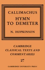 Callimachus: Hymn to Demeter - 9780521604369