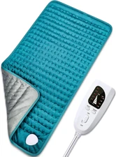 Electric Heating Pad for Back/Shoulder/Neck/Knee/Leg Pain, Cramps and Arthritis 