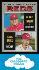 Blake Trahan / Jesus Reyes 2019 Topps Heritage #36 RC Cincinnati Reds