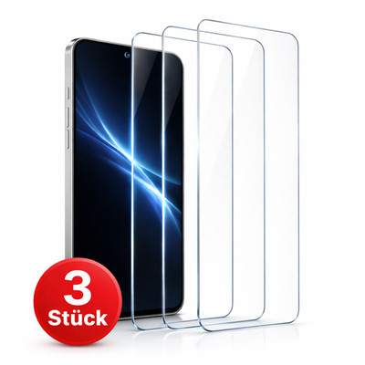 3x Panzerfolie für Xiaomi Redmi Note 10  10S 10 5G   HD Echtglas Displayschutz