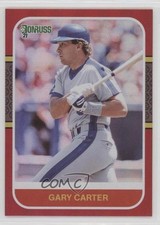 2021 Panini Donruss Retro 1987 Holo Red Gary Carter #219 HOF 0f1w