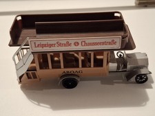 DDR MODELLAUTOS/ABOAG DAIMLER BUS 1911/VEB PLASTSPIELWAREN BERLIN/ GEBRAUCHT