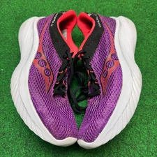 Saucony Kinvara 14 Shoes Womens 8.5 Medium B Purple White Sneakers S10823-91