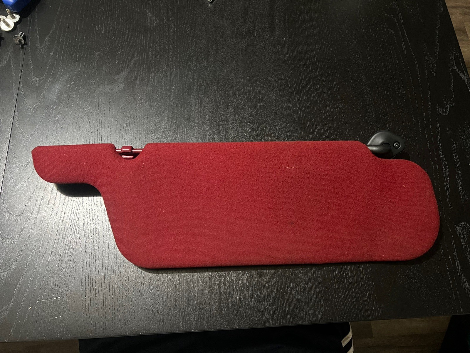 1989-1997 Ford Thunderbird Mercury Cougar Driver Left Side Sun Visor Red OEM thumbnail 3