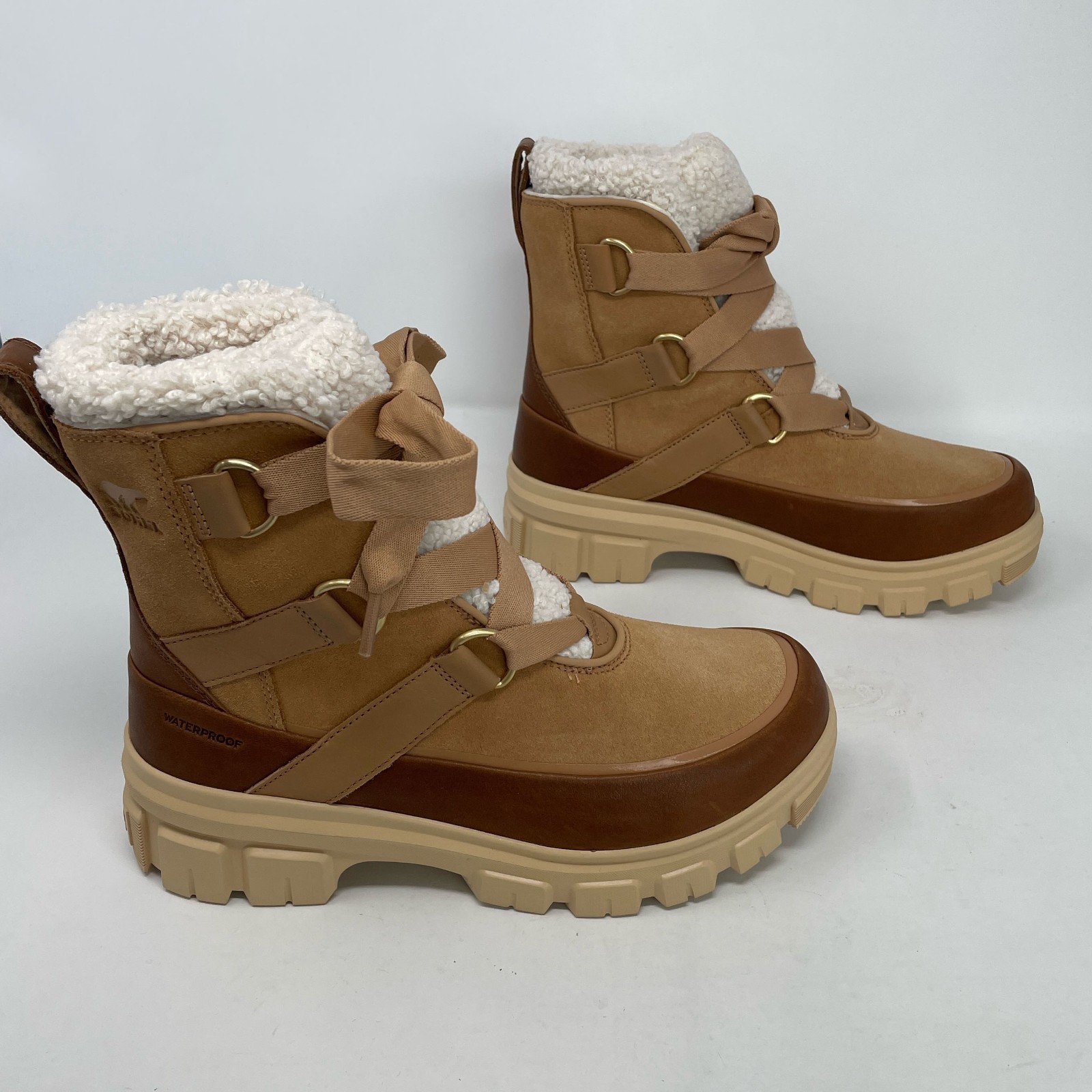 SOREL Tivoli V Resort WP Boots Tawny Buff/Ceramic Women's 7.5