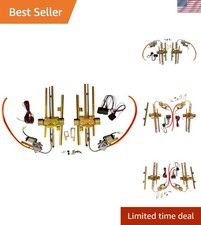 Pair Universal 2-door Electric Power Window Conversion Flat Glass Installatio...