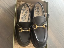 GUCCI Cordovan Lux Womens Harald Horsebit Loa...