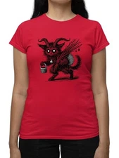 Krampus Cat Creepy Christmas Gift Women's T-shirt