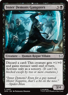 Inner Demons Gangsters (FOIL) x1 - MTG Marvel's Spider-Man SPM #57