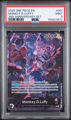 Monkey.D.Luffy (English Version 2nd Anniversary Set) OP09-061 One