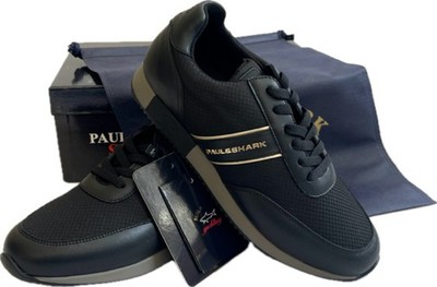 Paul & Shark P&S Unisex Shoes Sneakers 13318001 Color 011 Black Size 42