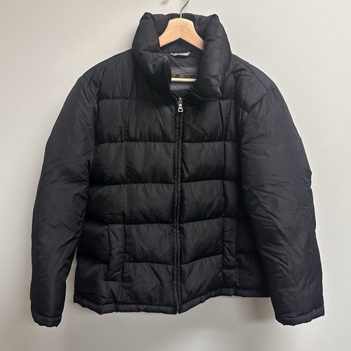 Guess Down Puffer Coat Women's Size XL Black Parka Nylon Winter Outdoor - Picture 1 of 7