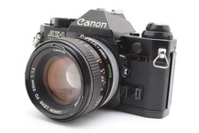 MINT Canon AE-1 Program Black SLR Film Camera FD 50mm F/1.4 S.S.C SSC Japan