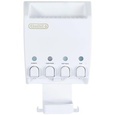 Better Living Ulti-Mate Shower Dispenser Caddy, 4 x 14.5 oz, White