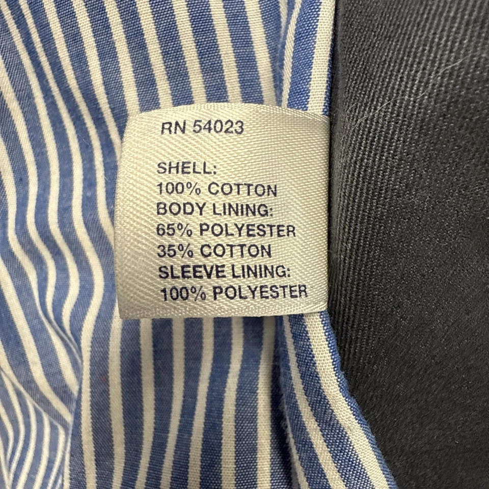 Gap Mens XL (44) Gray Cotton 2-Button Blazer Jacket Classic Casual Sport Coat - Image 4 of 4