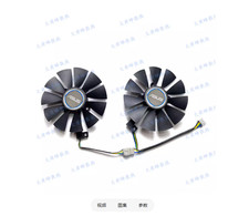 Graphics Card Fan PLD09210S12HH For ASUS GTX1070 1060 8GB DUAL Snow Leopard