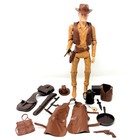 Marx The Best of the West Johnny West Cowboy Action Figure Hat Belt & Parts Lot