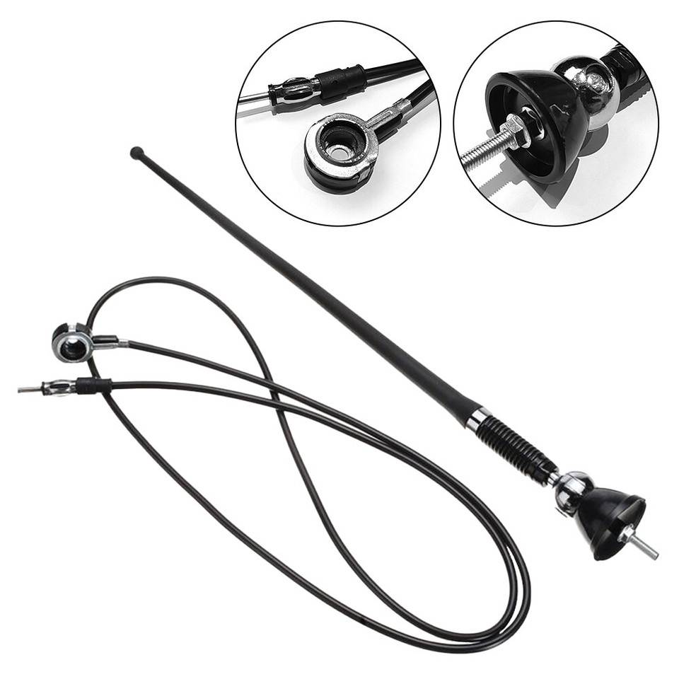 ount Antennas, Radio Signal Antenna Aerial, Universal Car Auto Roof ast Stereo Radio F A