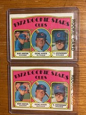 Burt Hooten Dodgers Cubs Lot of (2) 1972 Topps Rookies #61  EX