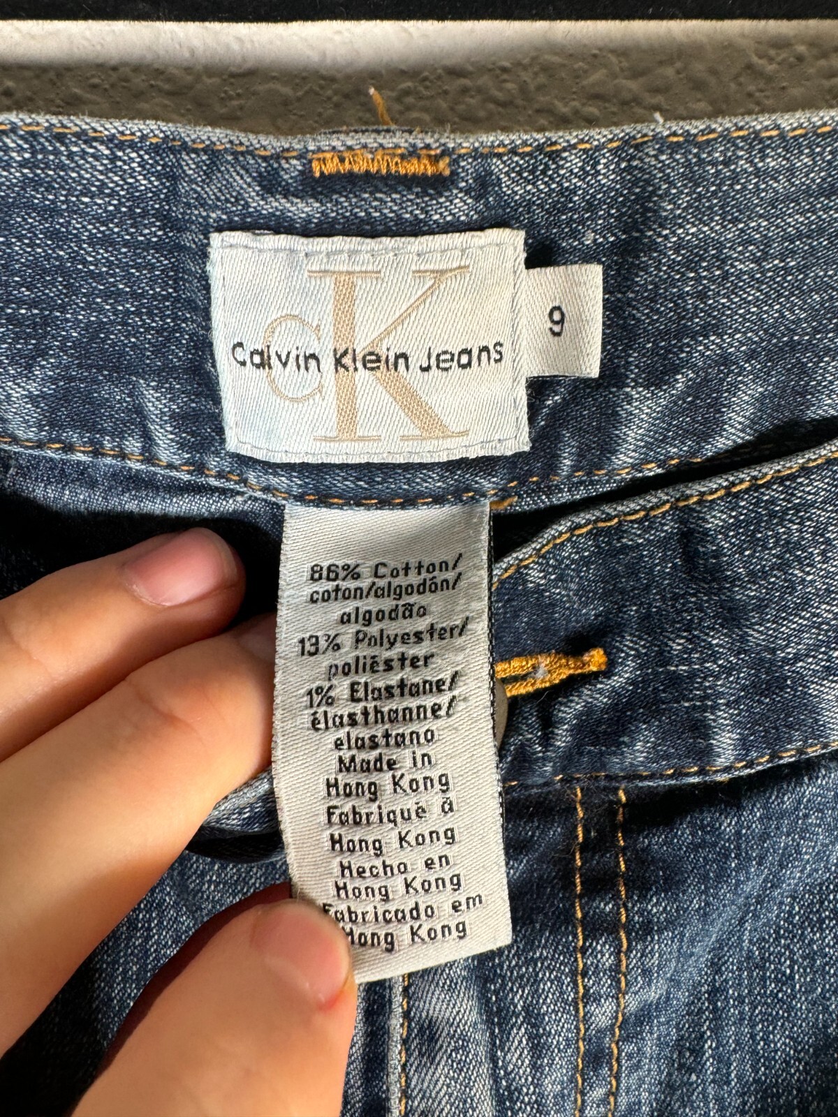 Calvin Jlein Classic Mid Rise Bootcut Jeans Medium Wash Casual Denim | Size 9 thumbnail 2