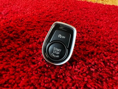Black Trim Crystal Engine Push Start/Stop Button For 14-up BMW F/G