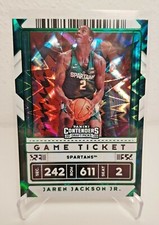 Panini 2020 Contenders Draft Picks Jaren Jackson Jr #45 - Game Ticket Green Expl