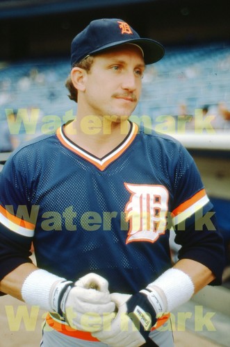 LANCE PARRISH Detroit Tigers Sports Poster MLB Action Shot