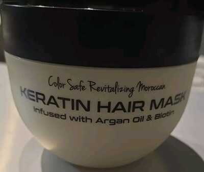 Straight Ahead Color Safe Revitalizing Moroccan Keratin Hair Mask Infused With..