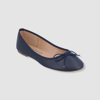 Journee Collection Women's Blue Vika Flat Shoes Size 9