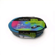 FITT Hiflo Water Hose 50ft Multipurpose Flat Garden Hose RV Drinking water safe