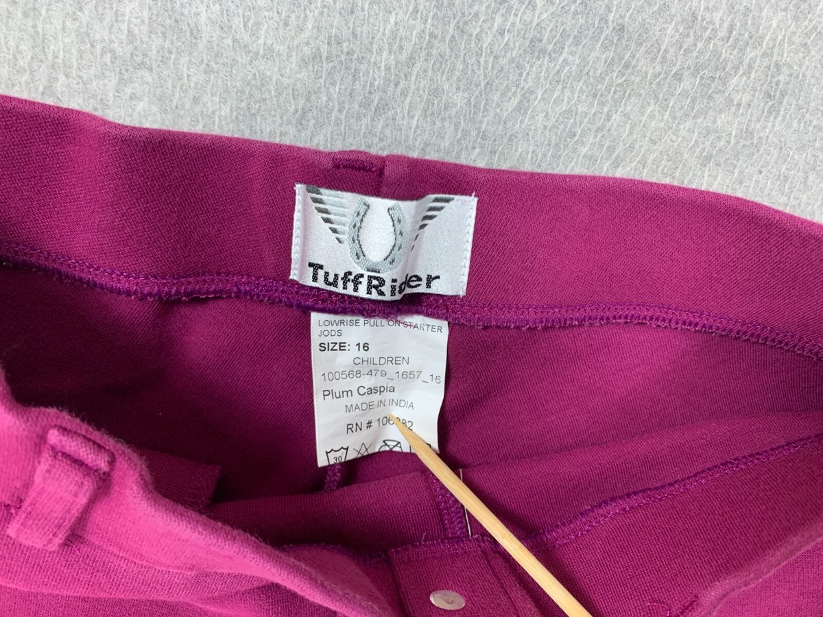 Culotte D'Équitation Enfant TuffRider Starter Jods - Taille 16 Violette - Occasion